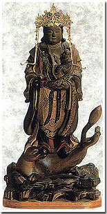 子安千代稲荷像