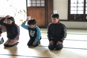 子供修行道場 身体を使う