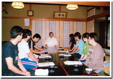 1.住職より修行日程の説明