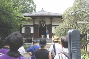 御堂ライブ開始直前