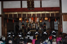 最後に鬼子母神へ挨拶