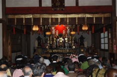 鬼子母神様へ最後のご挨拶