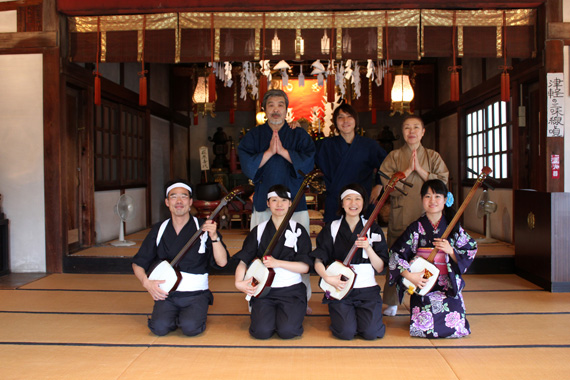 津軽三味線と唄