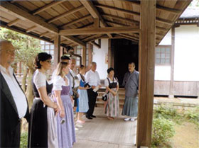 ローゼンハイム市長一行来山