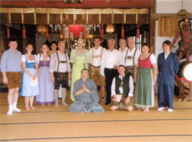 ローゼンハイム市長一行来山