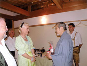 ローゼンハイム市長一行来山