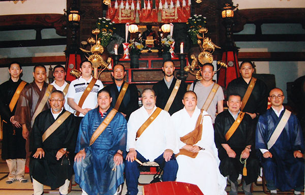 勝沼休息山「立正寺」にて