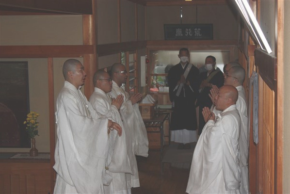 いよいよ入道式へ