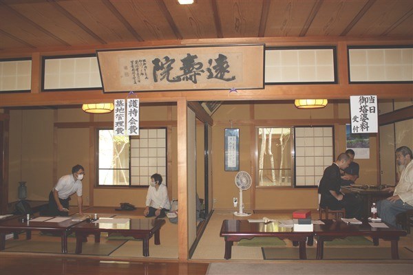 受付の様子