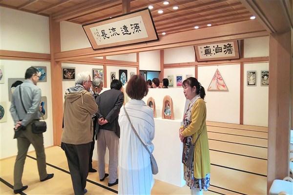 個展の様子