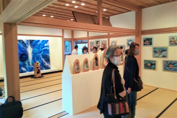 個展の様子