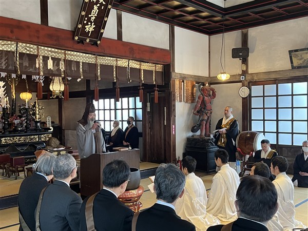 戸田傅師より祝辞