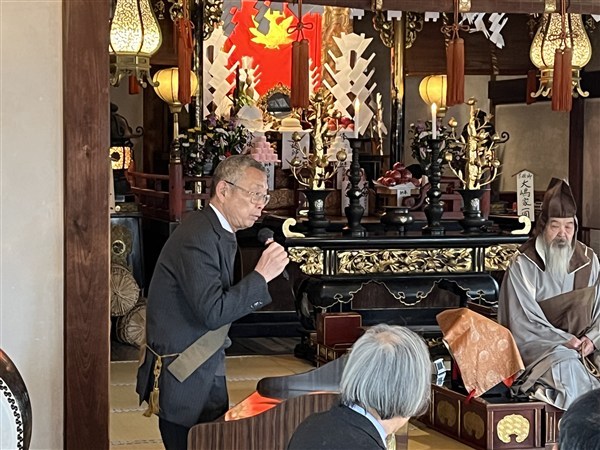 宗教ジャーナリストの藤田氏より祝辞