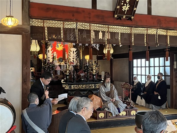 檀家総代より祝辞