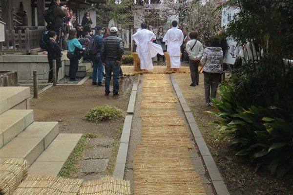 水行式が終わる