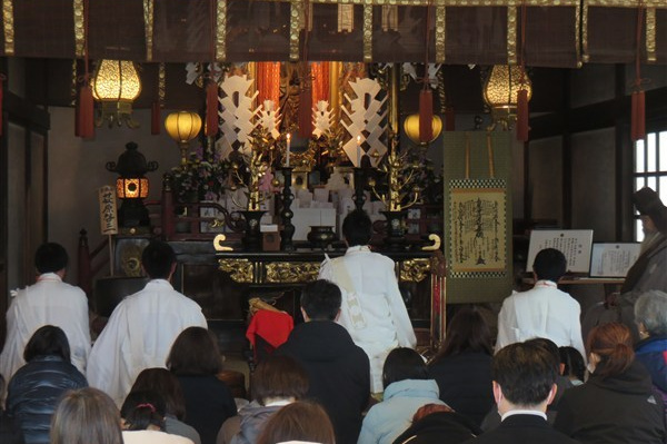 荒行成満報告祈祷会